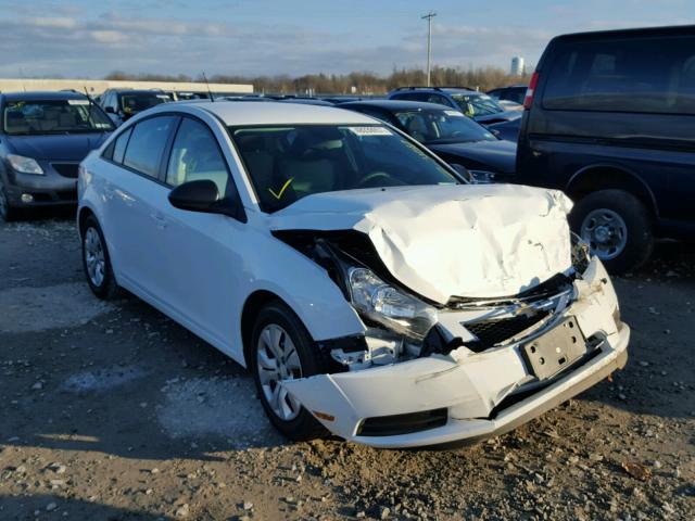 1G1PA5SG6E7279433 - 2014 CHEVROLET CRUZE LS WHITE photo 1