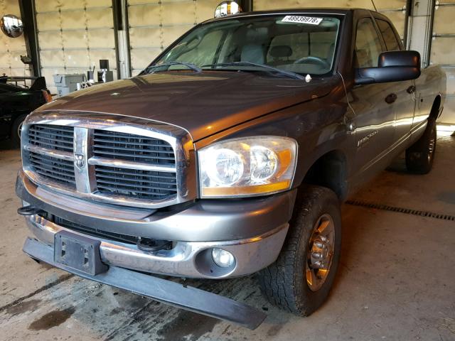 3D7KS28C96G107569 - 2006 DODGE RAM 2500 S GRAY photo 2