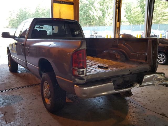 3D7KS28C96G107569 - 2006 DODGE RAM 2500 S GRAY photo 3