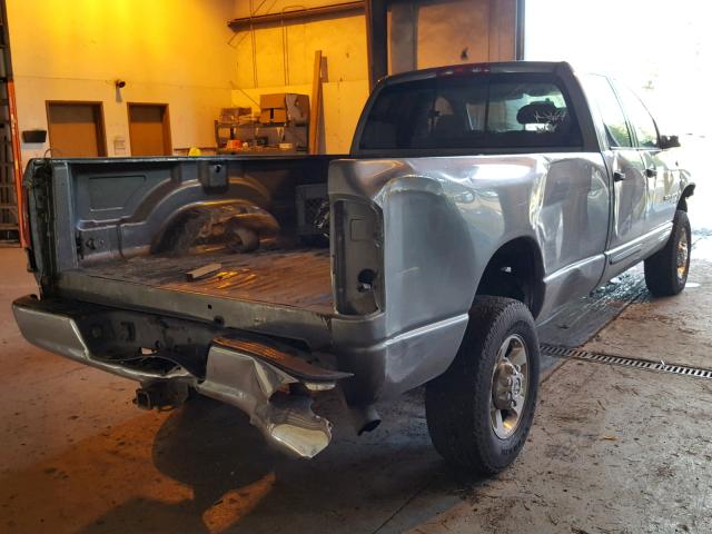 3D7KS28C96G107569 - 2006 DODGE RAM 2500 S GRAY photo 4