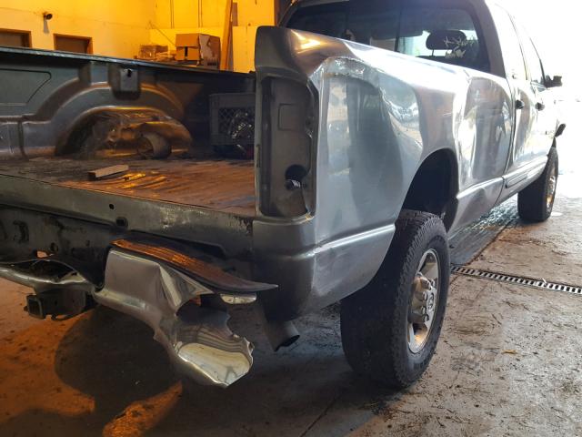3D7KS28C96G107569 - 2006 DODGE RAM 2500 S GRAY photo 9
