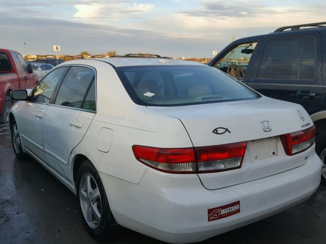 1HGCM56804A027728 - 2004 HONDA ACCORD EX WHITE photo 3