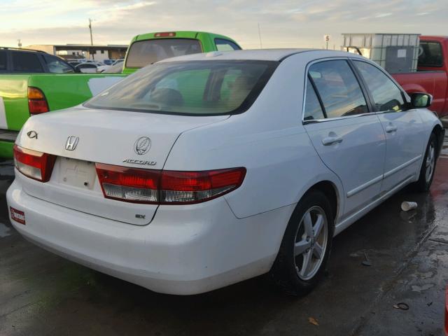 1HGCM56804A027728 - 2004 HONDA ACCORD EX WHITE photo 4