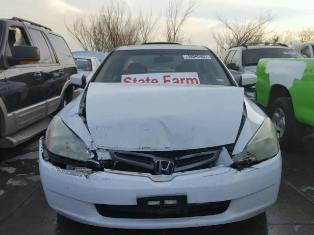 1HGCM56804A027728 - 2004 HONDA ACCORD EX WHITE photo 9