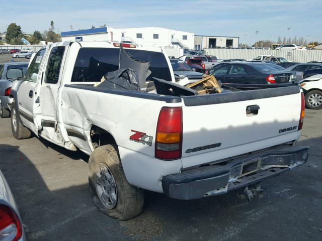 2GCEK19T121252141 - 2002 CHEVROLET SILVERADO WHITE photo 3