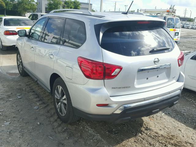 5N1DR2MN1HC647487 - 2017 NISSAN PATHFINDER SILVER photo 3