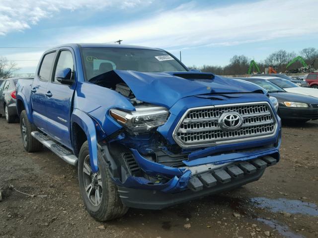 3TMCZ5AN0GM022758 - 2016 TOYOTA TACOMA DOU BLUE photo 9