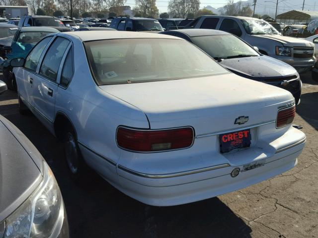 1G1BL52W2SR169457 - 1995 CHEVROLET CAPRICE CL WHITE photo 3