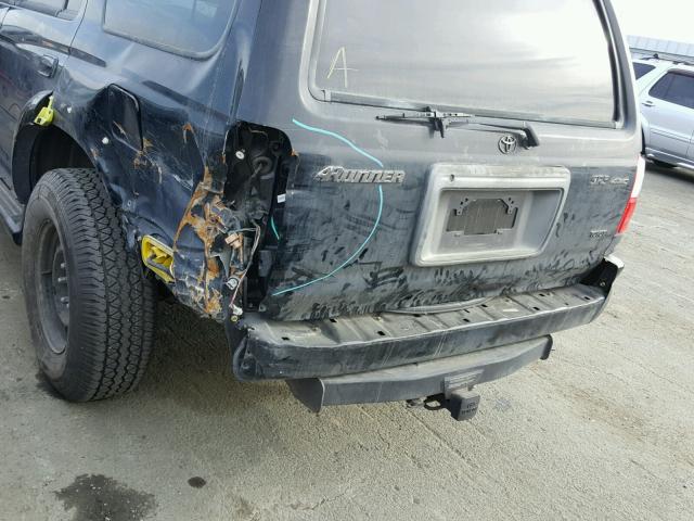 JT3HN86R610334158 - 2001 TOYOTA 4RUNNER SR GRAY photo 9