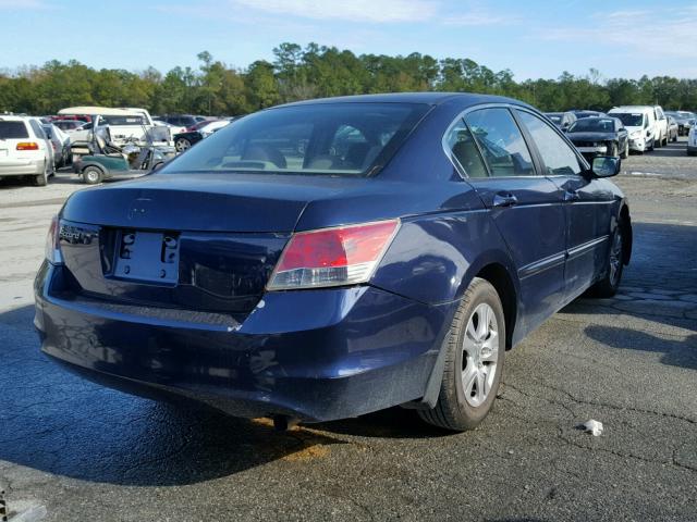 1HGCP25769A019736 - 2009 HONDA ACCORD EX BLUE photo 4