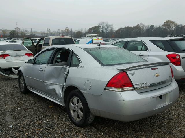 2G1WT57K091211389 - 2009 CHEVROLET IMPALA 1LT SILVER photo 3