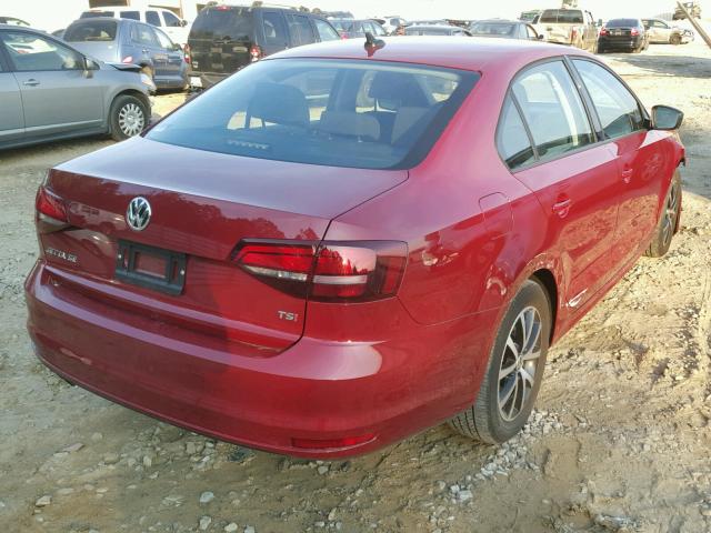 3VWD67AJ3GM253687 - 2016 VOLKSWAGEN JETTA SE MAROON photo 4