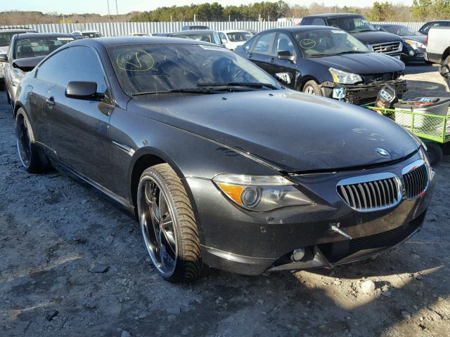 WBAEH13496CR49196 - 2006 BMW 650 I BLACK photo 1