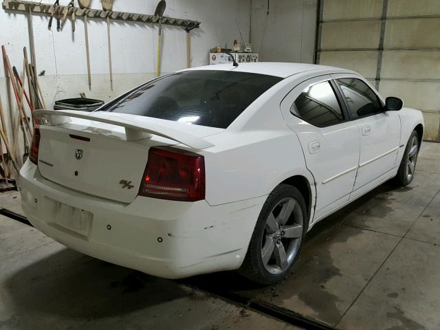 2B3LA53H78H185035 - 2008 DODGE CHARGER R/ WHITE photo 4