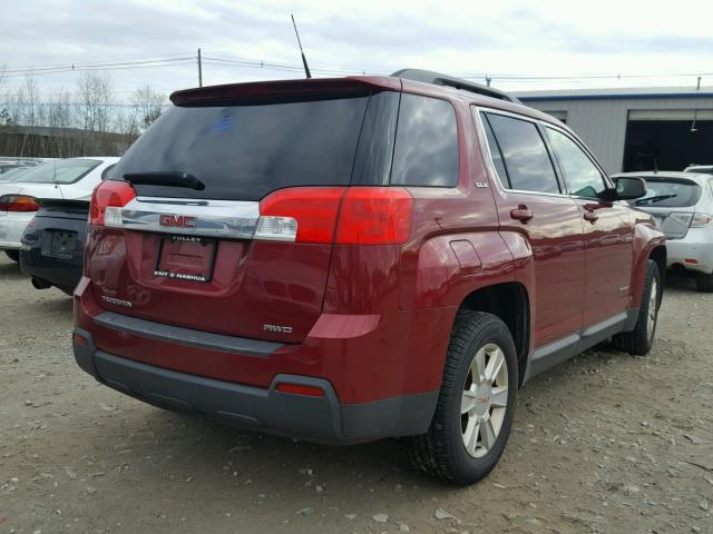 2CTFLEEW4A6406209 - 2010 GMC TERRAIN SL RED photo 4