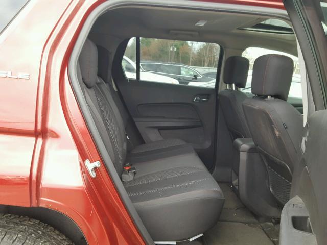 2CTFLEEW4A6406209 - 2010 GMC TERRAIN SL RED photo 6