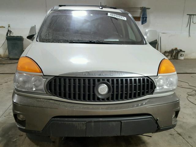 3G5DA03E63S582244 - 2003 BUICK RENDEZVOUS WHITE photo 9