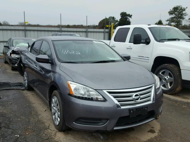 3N1AB7AP8FY274678 - 2015 NISSAN SENTRA S CHARCOAL photo 1