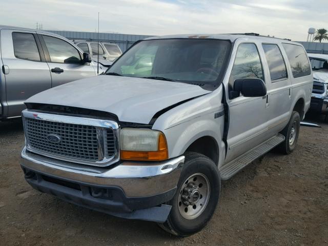 1FMNU41S8YEC24306 - 2000 FORD EXCURSION SILVER photo 2