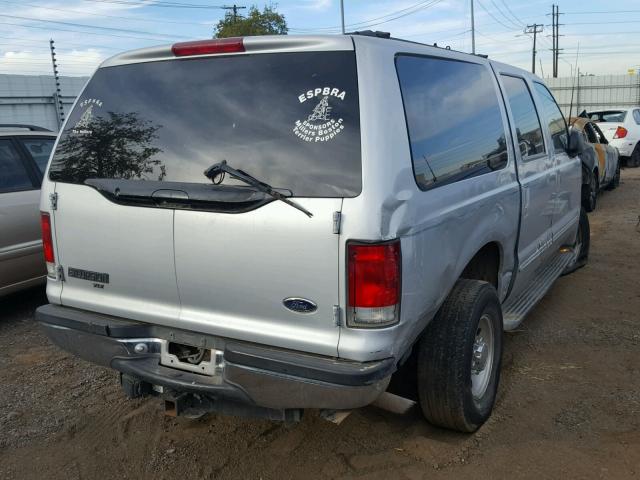 1FMNU41S8YEC24306 - 2000 FORD EXCURSION SILVER photo 4