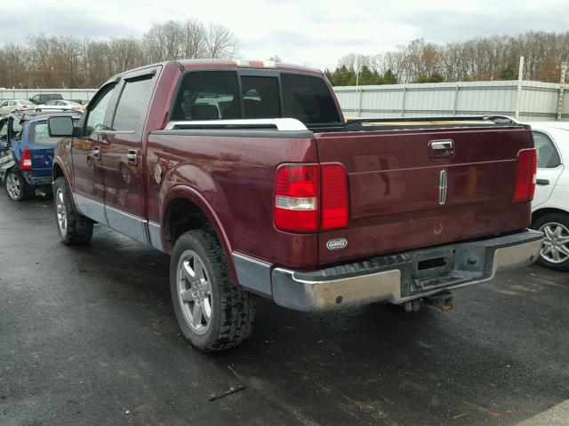 5LTPW18536FJ07484 - 2006 LINCOLN MARK LT MAROON photo 3