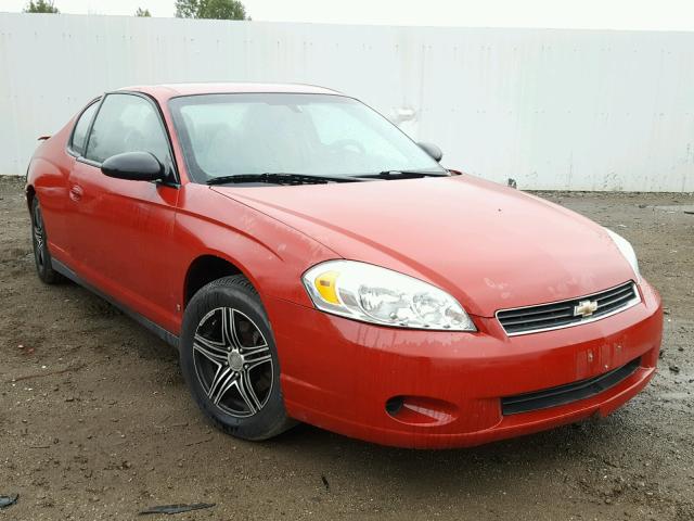 2G1WJ15K079136578 - 2007 CHEVROLET MONTE CARL წითელი ფოტო 1