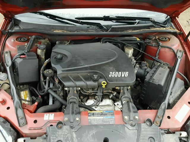 2G1WJ15K079136578 - 2007 CHEVROLET MONTE CARL წითელი ფოტო 7