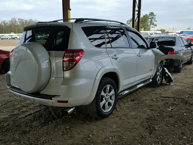 JTMZF31V495003145 - 2009 TOYOTA RAV4 LIMIT WHITE photo 4