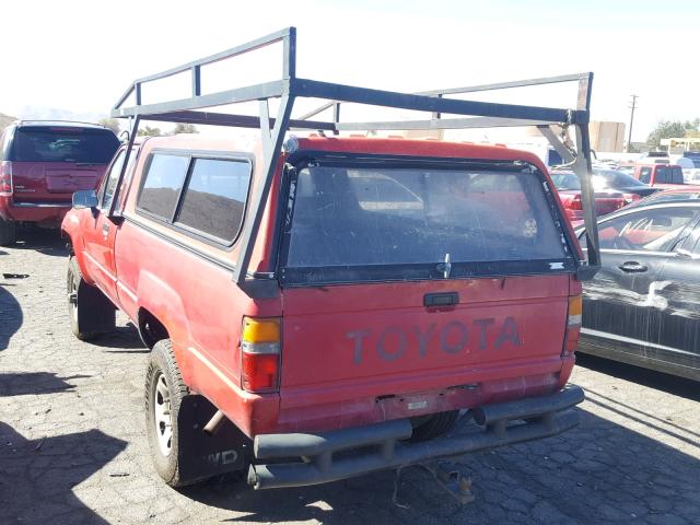 JT4RN64P9J8003534 - 1988 TOYOTA PICKUP RN6 RED photo 3