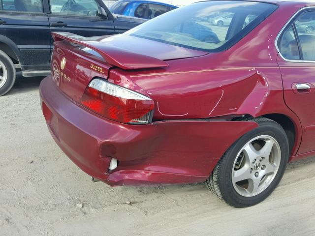 19UUA56632A036660 - 2002 ACURA 3.2TL RED photo 6