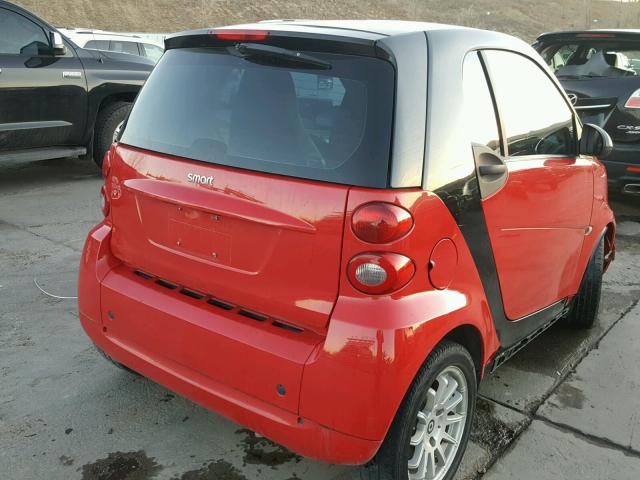 WMEEJ3BA1CK546519 - 2012 SMART FORTWO PUR RED photo 4