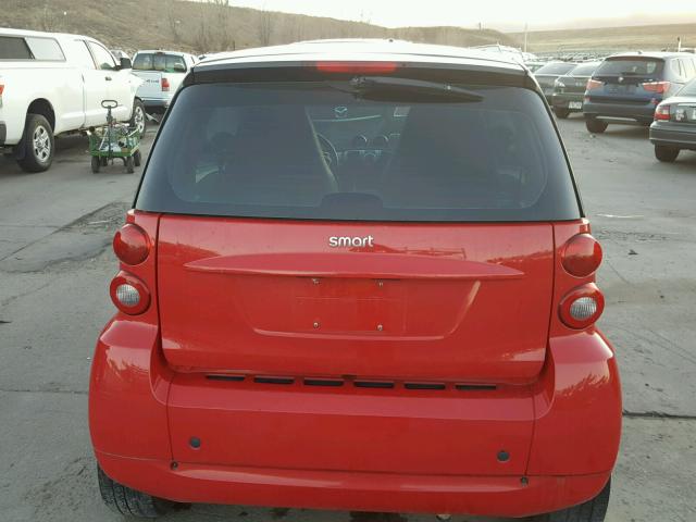 WMEEJ3BA1CK546519 - 2012 SMART FORTWO PUR RED photo 6