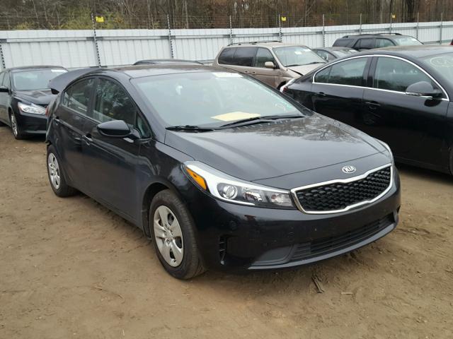 3KPFL4A77HE088617 - 2017 KIA FORTE LX BLACK photo 1