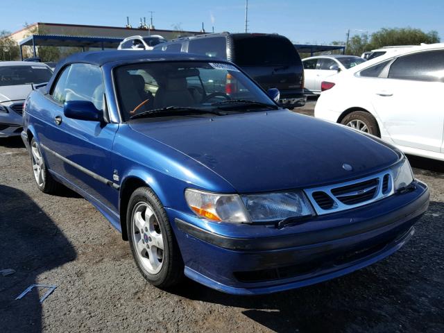 YS3DF78K727010901 - 2002 SAAB 9-3 SE BLUE photo 1