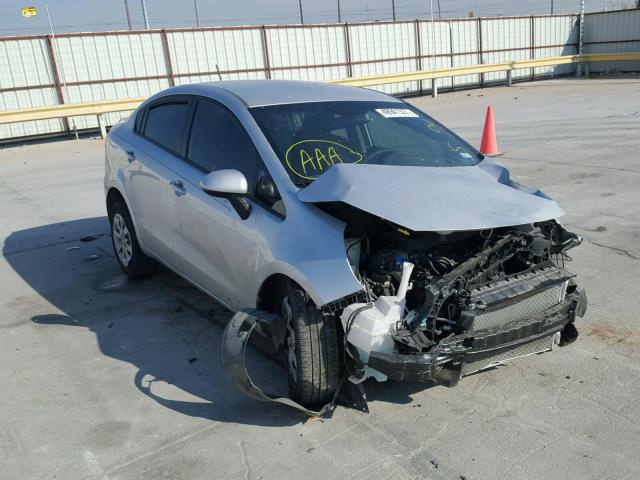 KNADM4A35G6608025 - 2016 KIA RIO LX SILVER photo 1