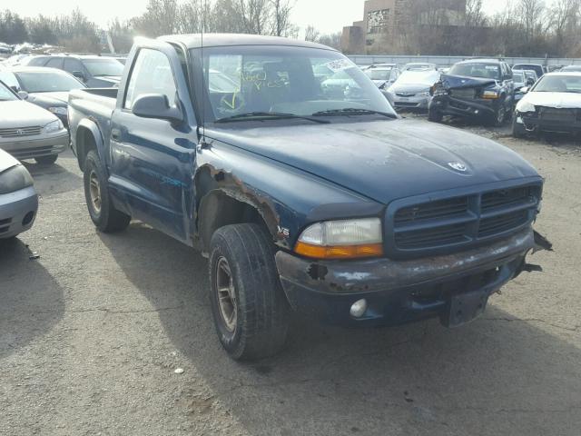 1B7GG26X5WS535607 - 1998 DODGE DAKOTA GREEN photo 1