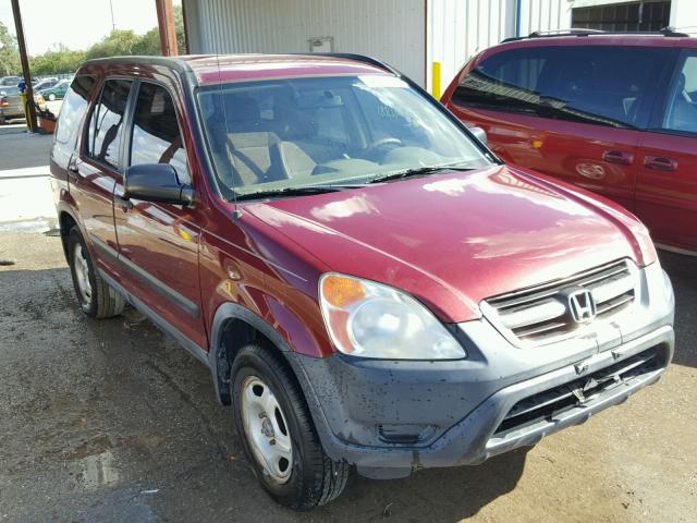 SHSRD68483U105602 - 2003 HONDA CR-V LX BURGUNDY photo 1