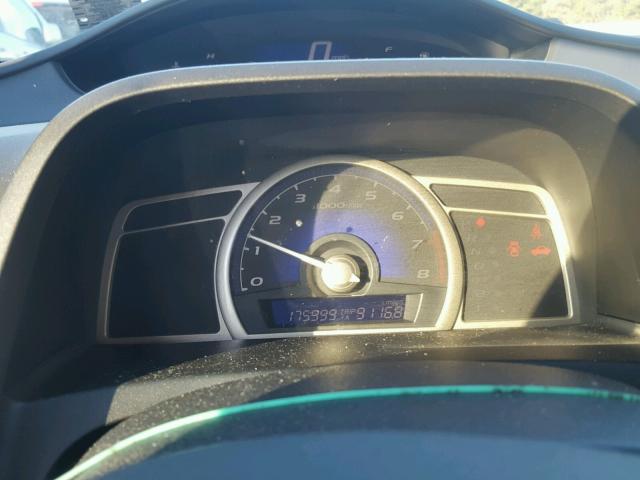 2HGFA168X8H500783 - 2008 HONDA CIVIC EX ნაცრისფერი ფოტო 8