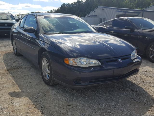 2G1WW12E429275587 - 2002 CHEVROLET MONTE CARL ლურჯი ფოტო 1