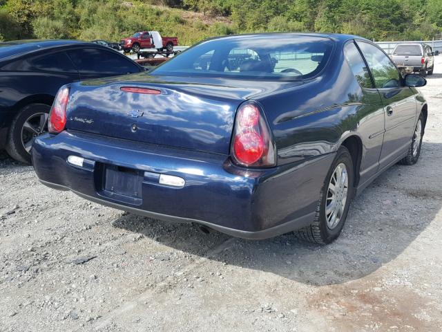 2G1WW12E429275587 - 2002 CHEVROLET MONTE CARL ლურჯი ფოტო 4