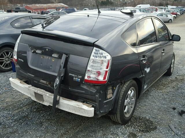 JTDKB20U173206728 - 2007 TOYOTA PRIUS GRAY photo 4