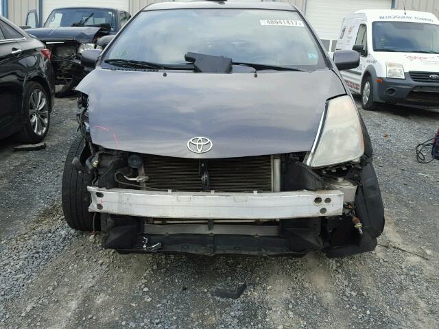 JTDKB20U173206728 - 2007 TOYOTA PRIUS GRAY photo 9