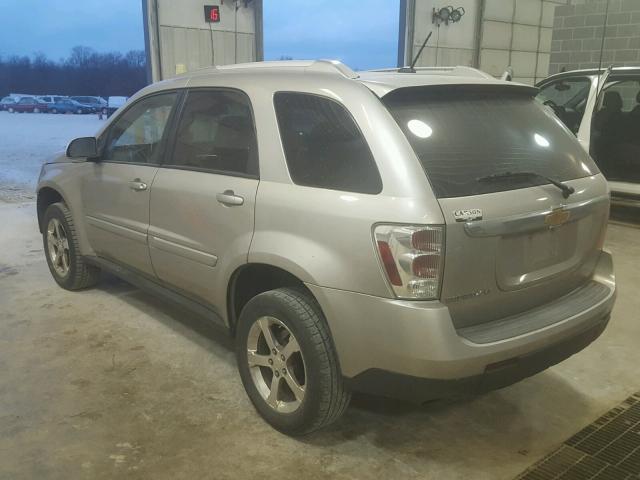 2CNDL63F876071617 - 2007 CHEVROLET EQUINOX LT SILVER photo 3