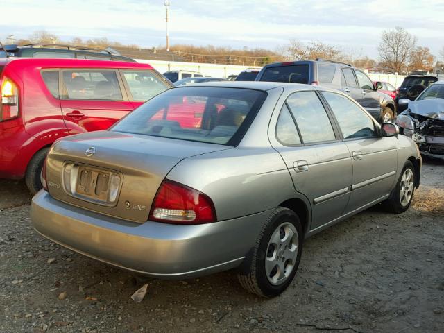 3N1CB51D13L712758 - 2003 NISSAN SENTRA XE TAN photo 4