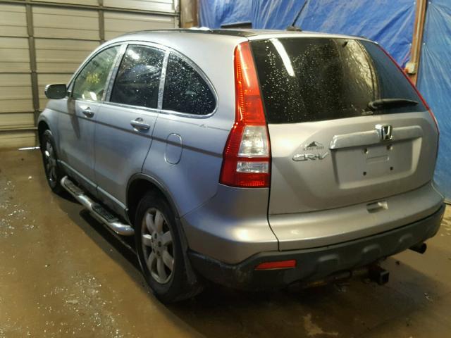 JHLRE48748C056134 - 2008 HONDA CR-V EXL SILVER photo 3