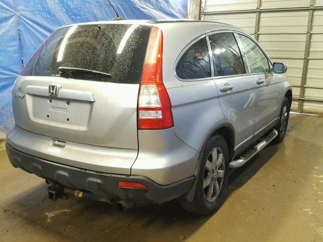 JHLRE48748C056134 - 2008 HONDA CR-V EXL SILVER photo 4