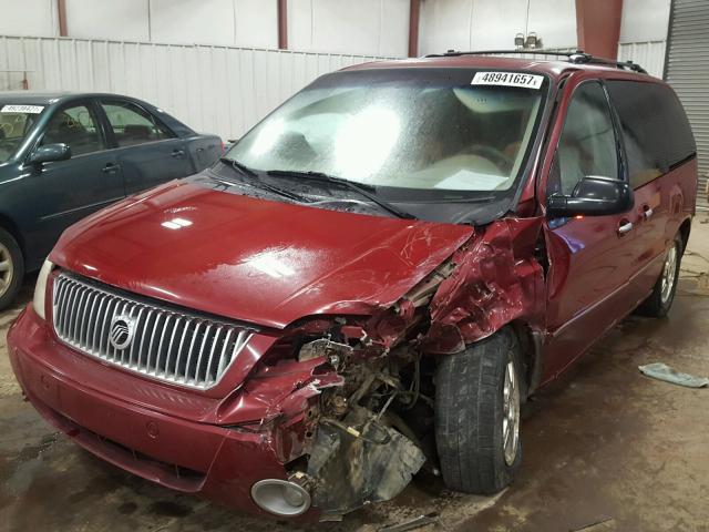 2MRDA22295BJ01159 - 2005 MERCURY MONTEREY L MAROON photo 2