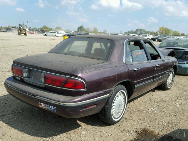 1G4HP52K9VH451457 - 1997 BUICK LESABRE CU MAROON photo 4