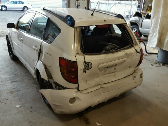 5Y2SL63885Z406650 - 2005 PONTIAC VIBE WHITE photo 3