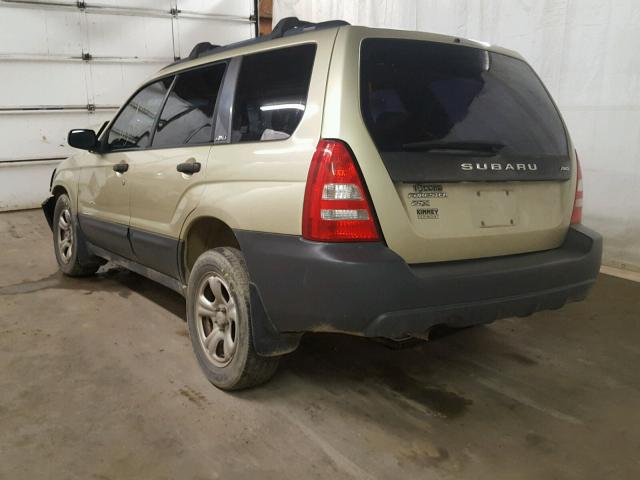 JF1SG63634H720686 - 2004 SUBARU FORESTER 2 GREEN photo 3